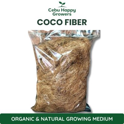 Coco coir fiber made from coconut husk for improved moisture retention, aeration, and healthy plant roots.